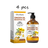Ginger Infused Soothing Relaxing Body Massage Oil