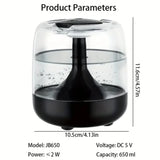 Ultrasonic Cool Mist Essential Oil Humidifier With Nightlight