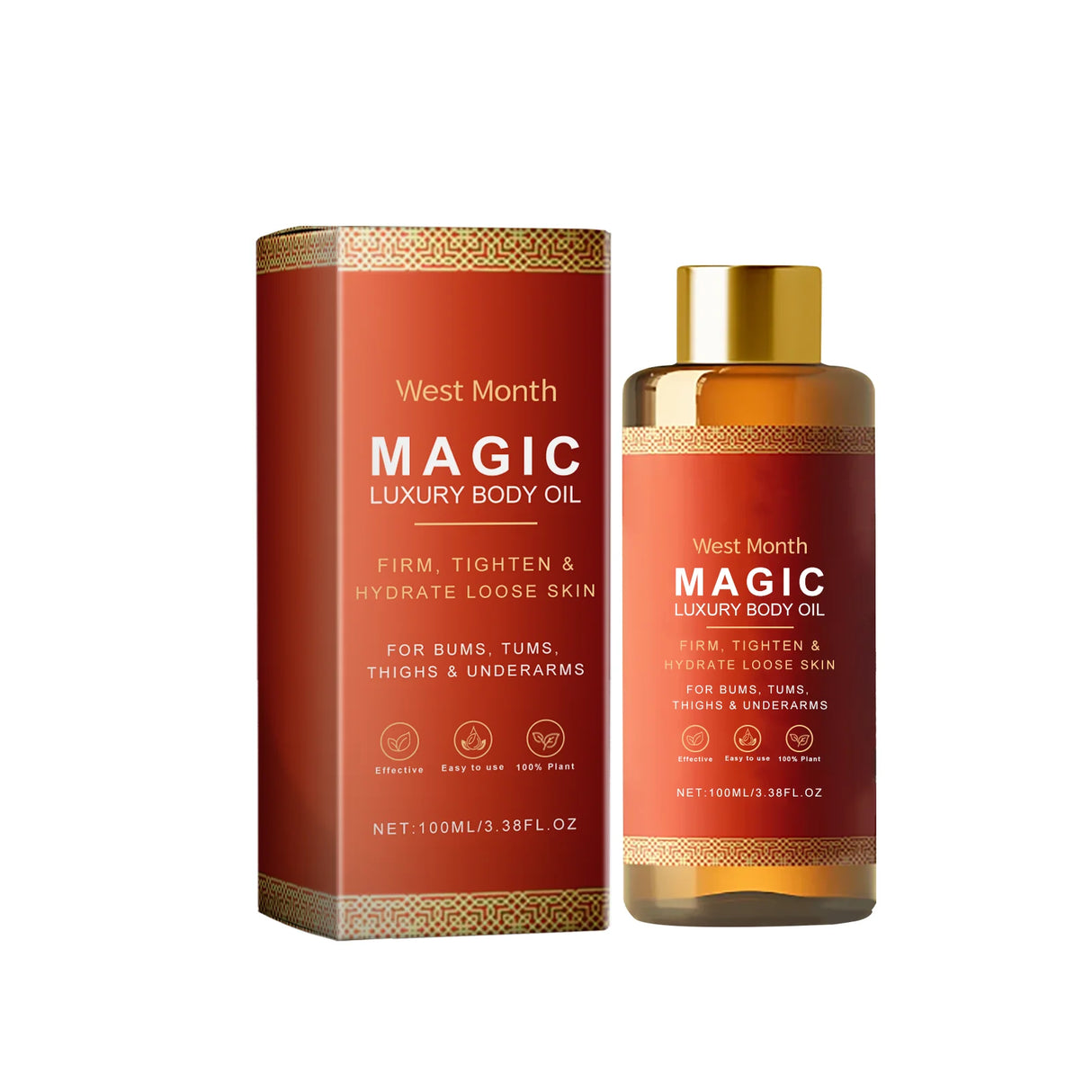 Body Massage Oil Deep Moisturizing Tightening Firming Care