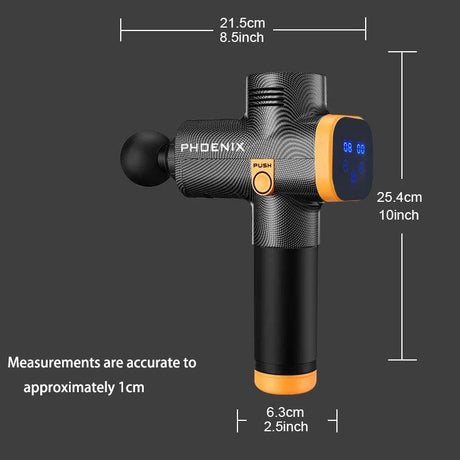 Portable Deep Tissue Massage Gun With 6 Attachments - Sleep Galleria