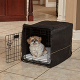 Midwest Dog Crate Cover, Privacy Dog Crate Cover Fits Midwest Dog Crates, Brown Geometric, 24In