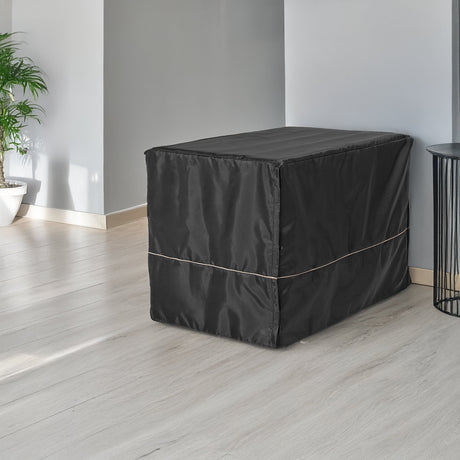 Dog Crate Cover, Brown Geometric Pattern, 30"