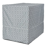 Midwest Dog Crate Cover, Privacy Dog Crate Cover Fits Midwest Dog Crates, Brown Geometric, 24In