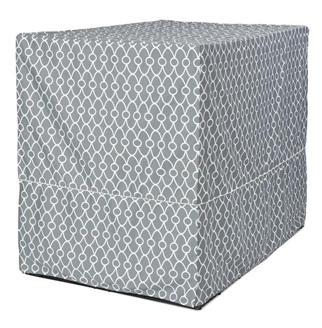 Midwest Dog Crate Cover, Privacy Dog Crate Cover Fits Midwest Dog Crates, Brown Geometric, 24In
