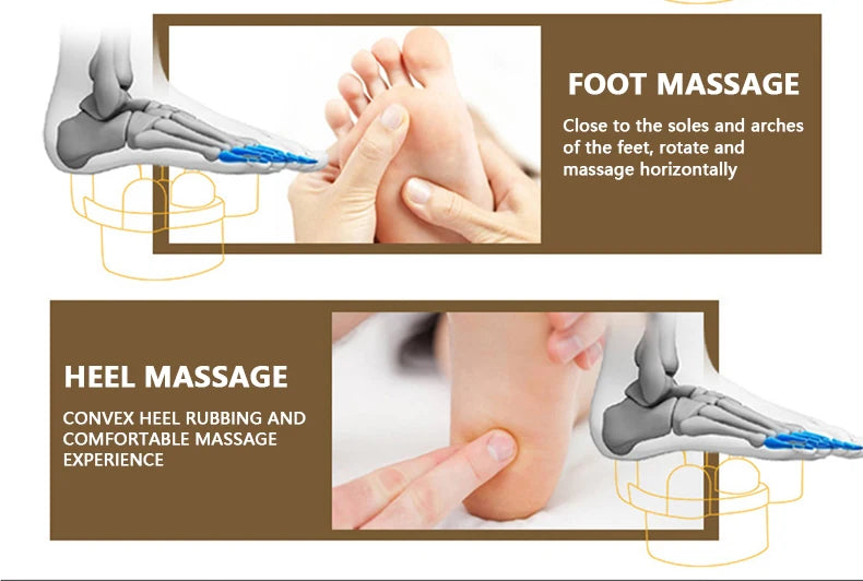 Electric Foot Kneading Massager With Heating Function