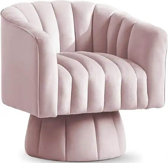 Modern Velvet 360-Degree Swivel Chair - Sleep Galleria