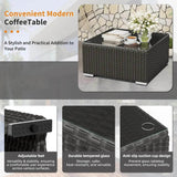 7-Piece Outdoor Rattan Wicker Sectional Sofa Set - Sleep Galleria