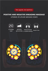 Electric Heated Foot And Leg Kneading Massage Device