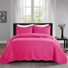 3-Piece Reversible Microfiber Quilt Bedding Set - Sleep Galleria