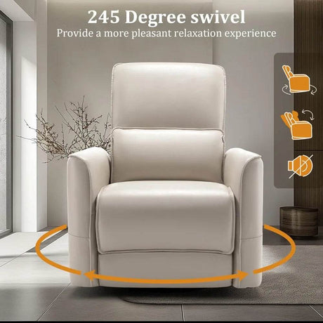 Power Rocker Swivel Electric Recliner Chair - Calmora - Sleep Galleria