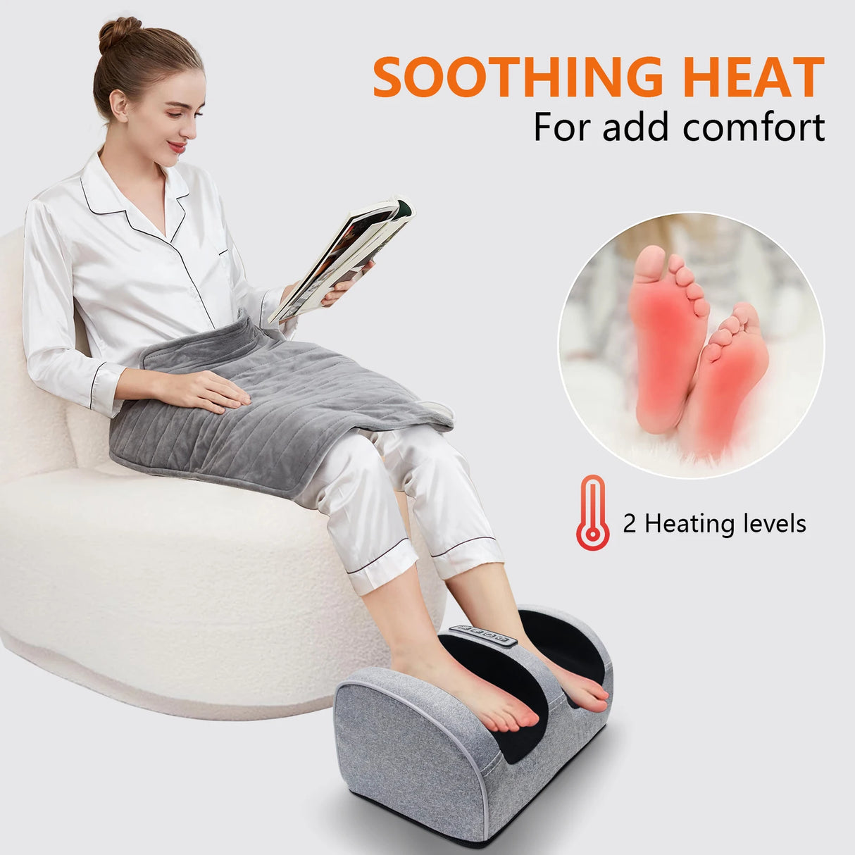 Electric Heating Foot And Leg Kneading Massage Machine