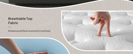 Medium Gel - Infused Hybrid Memory Foam Mattress - BedStory - Sleep Galleria
