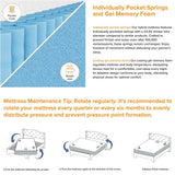 Medium Hybrid Gel Memory Foam Mattress - Sleep Galleria