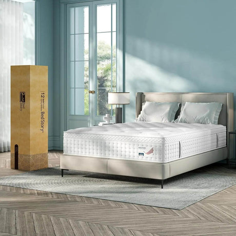 Medium Hybrid Memory Foam Pocket Spring Mattress - BedStory - Sleep Galleria