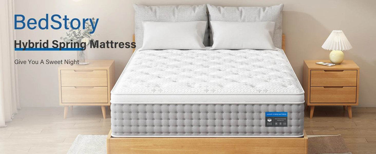 Medium Gel Memory Foam Hybrid Mattress - Sleep Galleria