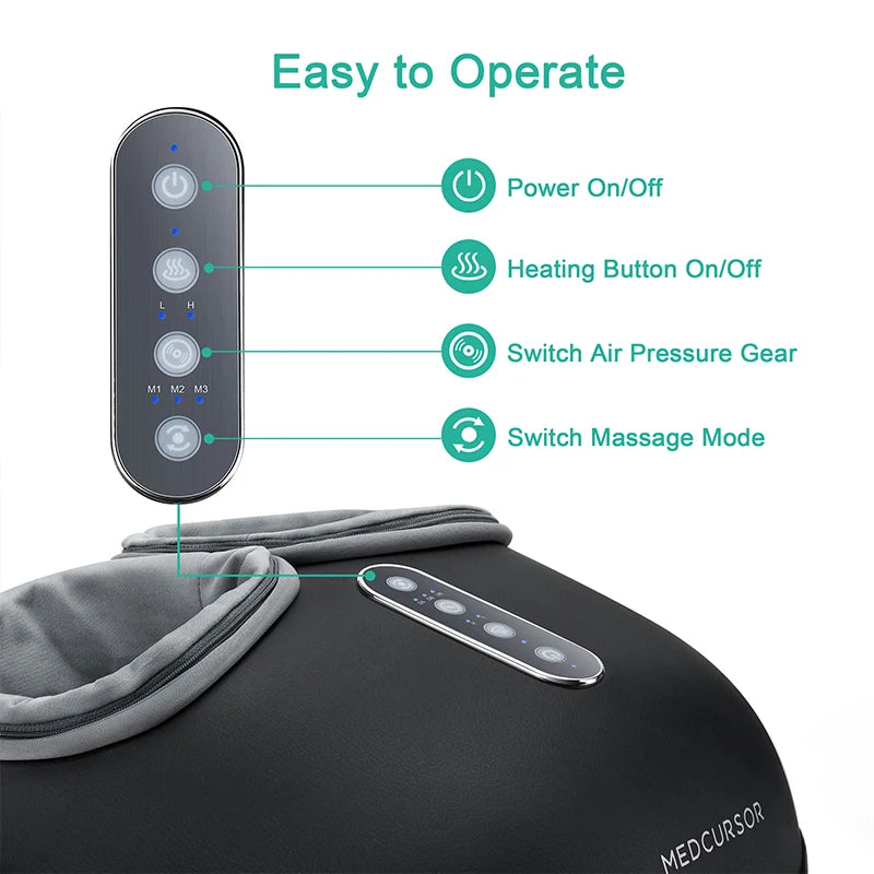 Shiatsu Electric Foot Massager With Heating Therapy