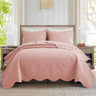 3-Piece Reversible Microfiber Quilt Bedding Set - Sleep Galleria