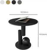 Modern Stone Coffee Table with Metal Base - XMSJ - Sleep Galleria