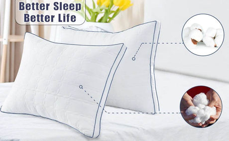 Soft Down Alternative Pillow Set of 2 - BedStory - Sleep Galleria