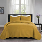 3-Piece Reversible Microfiber Quilt Bedding Set - Sleep Galleria