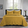 3-Piece Reversible Microfiber Quilt Bedding Set - Sleep Galleria