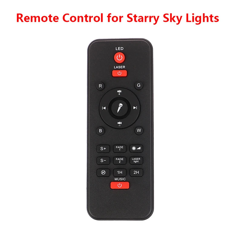 LED Star Projector Night Light With Remote Control