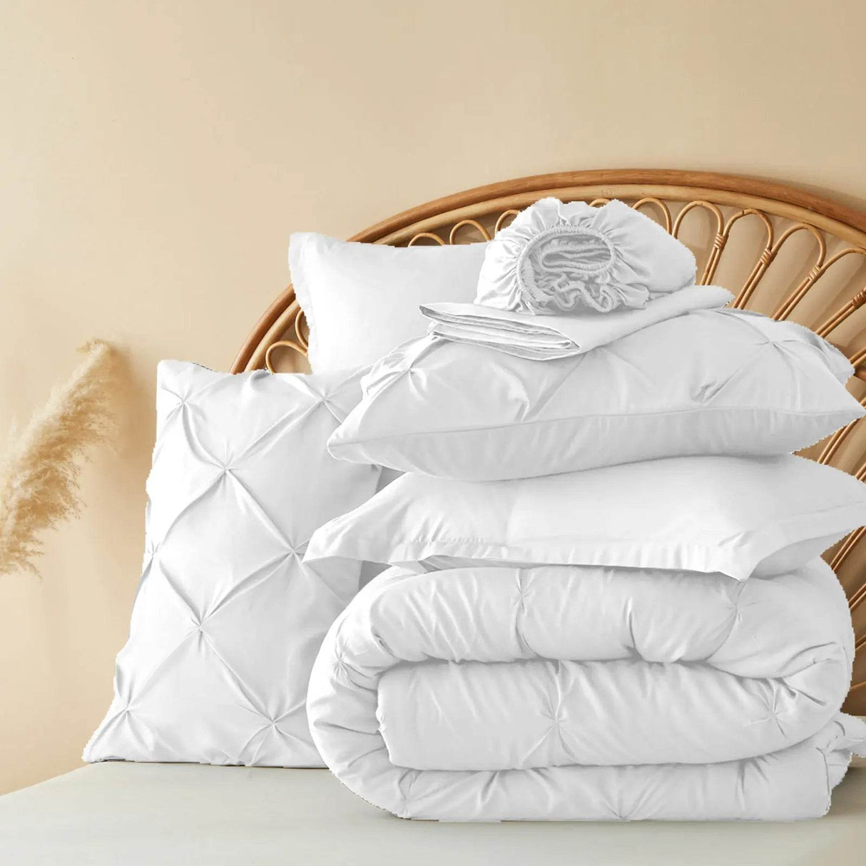 7-Piece Extra Soft Polyester Comforter Bedding Set - Sleep Galleria
