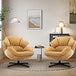Ergonomic Swivel Living Room Chair with Metal Legs - ticify - Sleep Galleria
