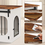 Farmhouse Style Large Indoor Dog Kennel Furniture