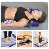 Acupressure Mat And Pillow Massage Set For Relaxation