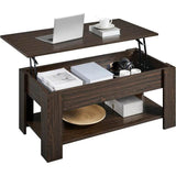 Lift - Top Coffee Table with Storage Shelf - Nocturne - Sleep Galleria