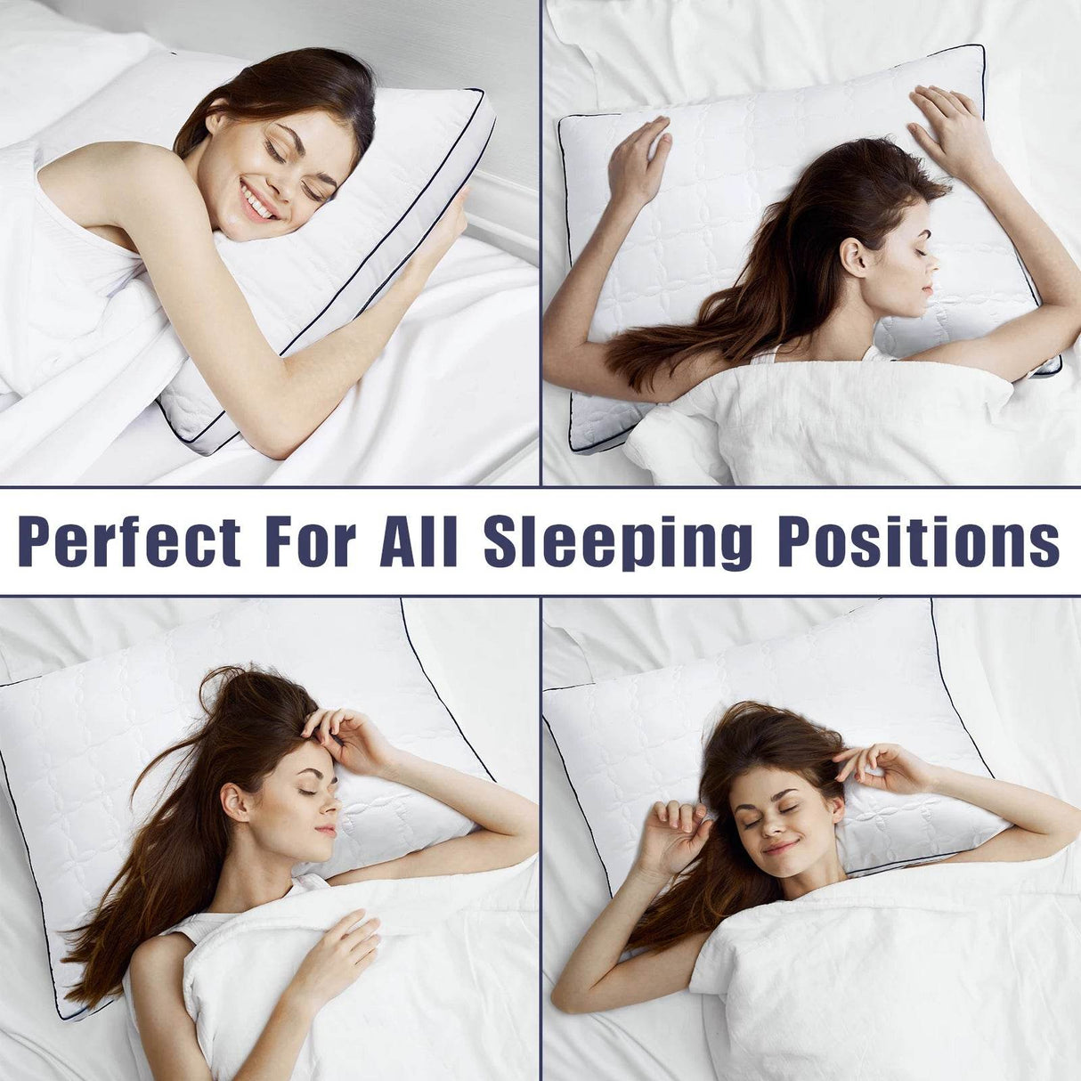 Soft Down Alternative Pillow Set of 2 - Sleep Galleria
