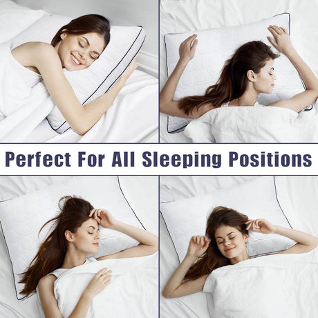 Soft Down Alternative Pillow Set of 2 - BedStory - Sleep Galleria