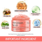 Himalayan Salt Turmeric Coconut Hydrating Face Body Scrub - Sleep Galleria