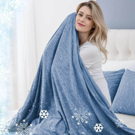 Arc - Chill Cooling Organic Cotton Blanket - Driftwood - Sleep Galleria