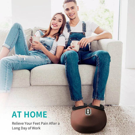 Electric Foot Massager with Heat Compression Shiatsu Therapy - Sleep Galleria