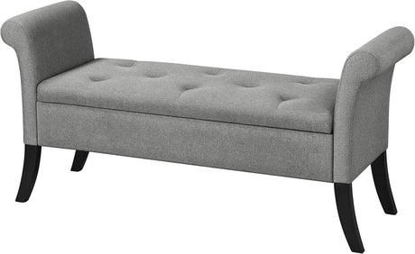 Vintage Faux Leather Storage Bench - ZUIYU - Sleep Galleria