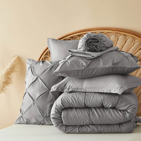 7 - Piece Extra Soft Polyester Comforter Bedding Set - Calmora - Sleep Galleria