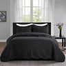 3-Piece Reversible Microfiber Quilt Bedding Set - Sleep Galleria