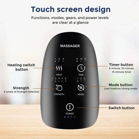 Electric Hand Massager Air Compression Hot Compress Device - Sleep Galleria