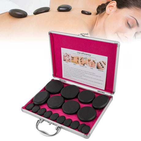 Heated Jade Massage Stones for Whole Body Relaxation - Sleep Galleria