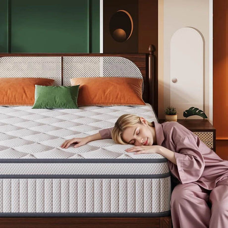 Medium Gel Memory Foam Hybrid Mattress - ANGDUO - Sleep Galleria