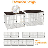 Multifunctional Wooden Dog Crate With Removable Tray
