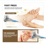 Electric Heated Foot And Leg Kneading Massage Device