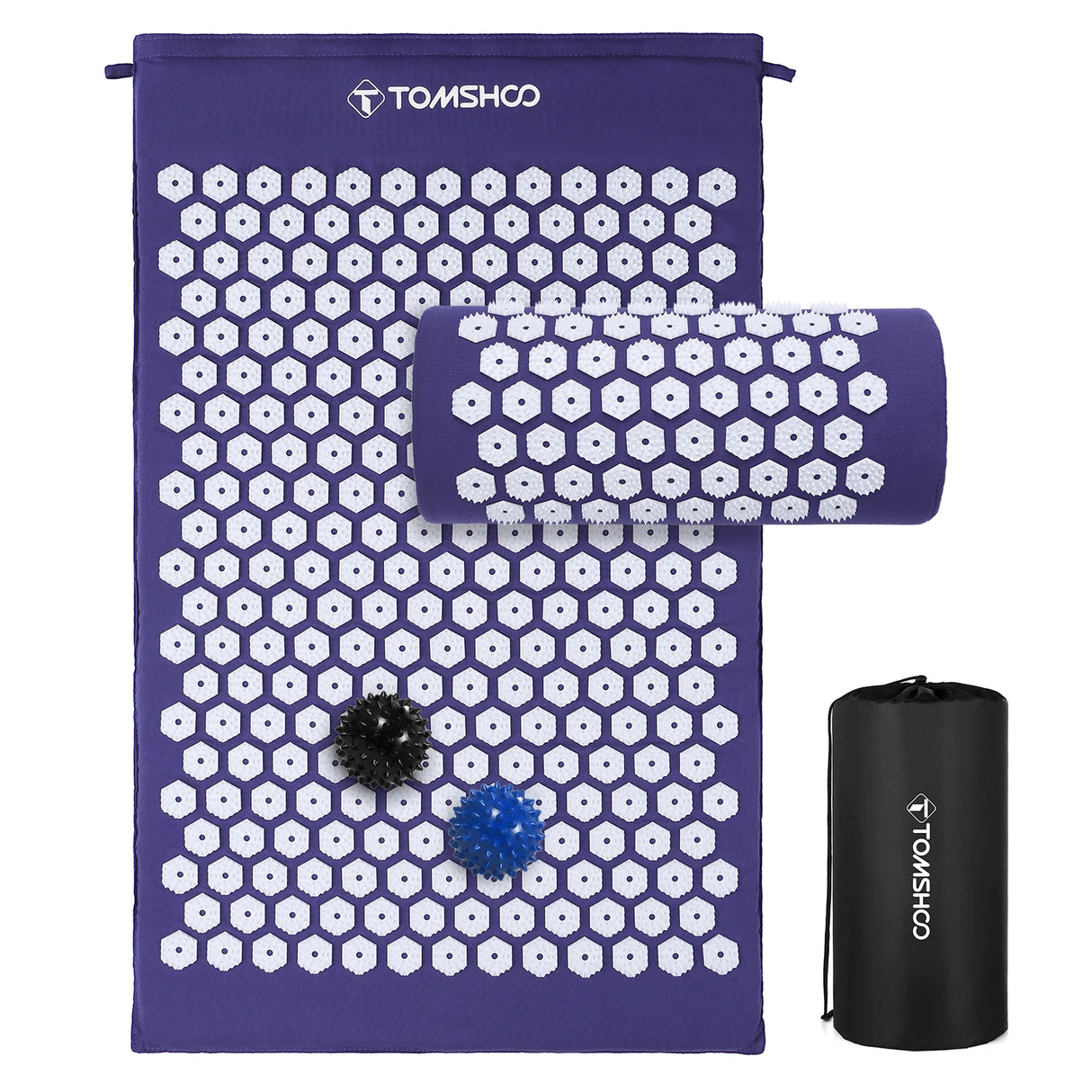 Acupressure Mat and Pillow Massage Set for Pain Relief