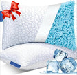 Set of 2 Cooling Gel Memory Foam Pillows - Sleep Galleria