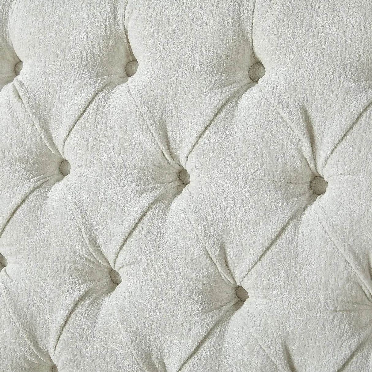 Chenille Upholstered Sleigh Bed Frame - Sleep Galleria