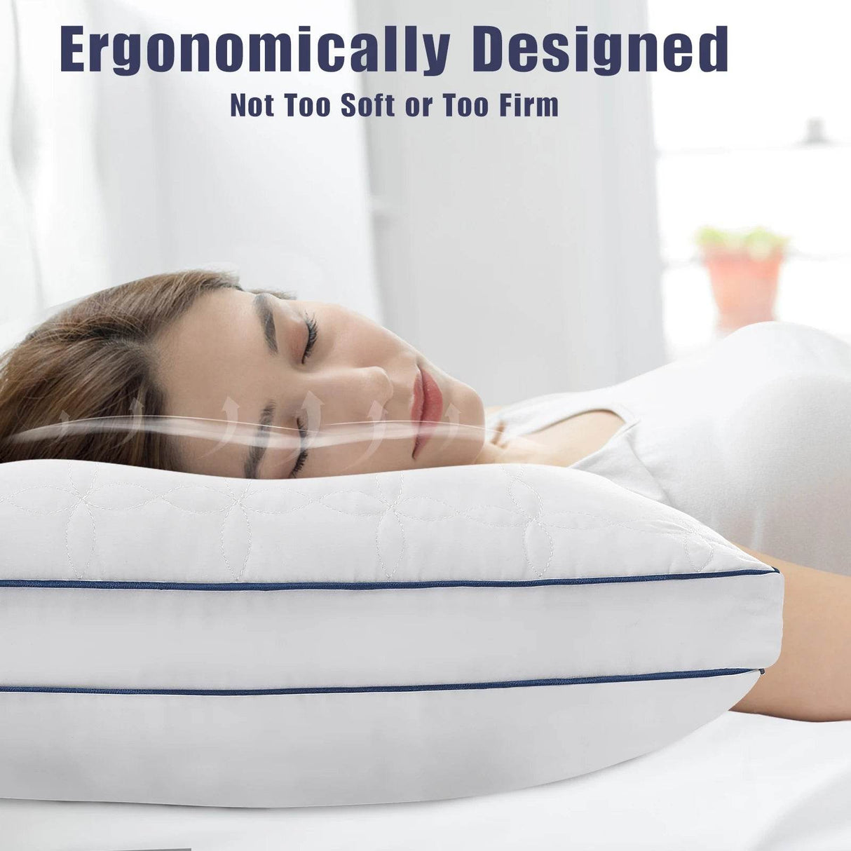 Soft Down Alternative Pillow Set of 2 - Sleep Galleria