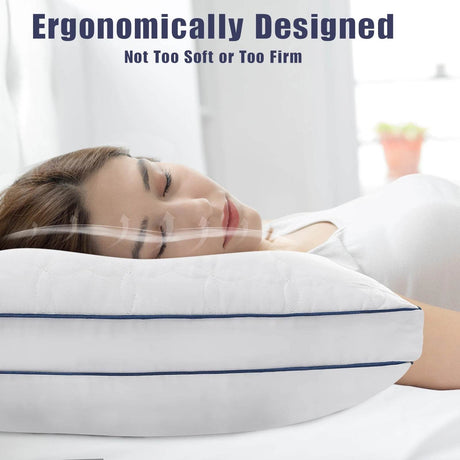 Soft Down Alternative Pillow Set of 2 - BedStory - Sleep Galleria