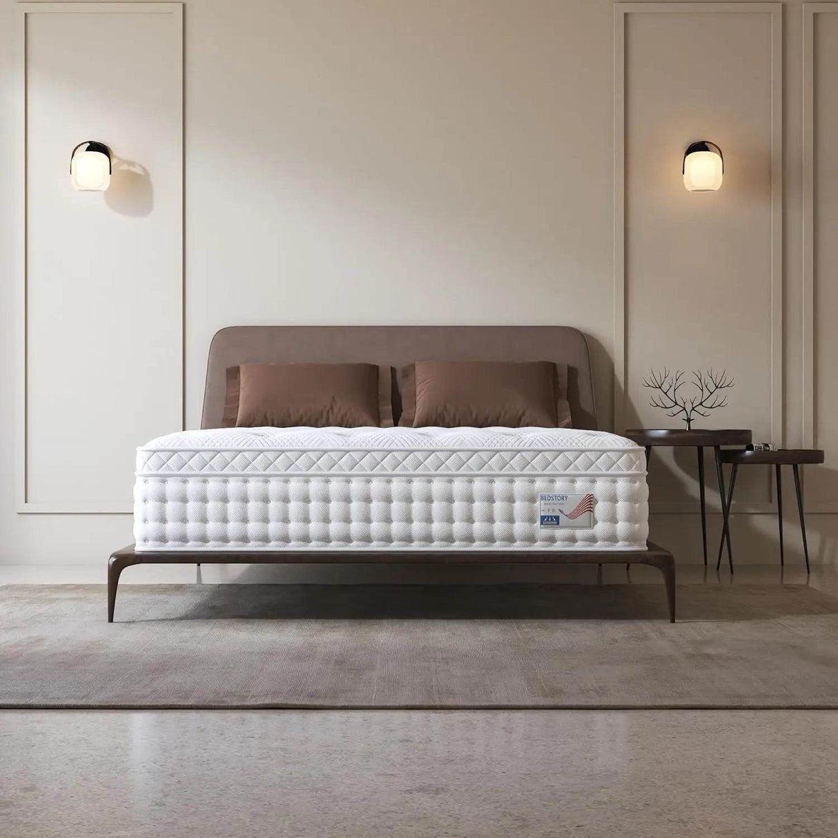 Medium Hybrid Memory Foam Pocket Spring Mattress - BedStory - Sleep Galleria